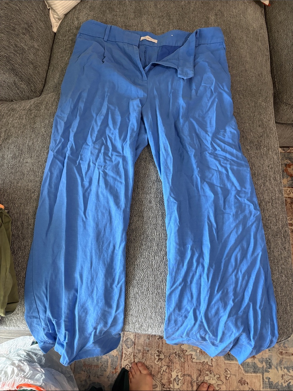 LOFT Bright Blue Straight Leg Women's Pants